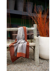Simply Taupe Brown Gray Hand Spun Merino Handloom Throw