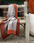 Simply Taupe Brown Gray Hand Spun Merino Handloom Throw