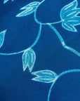 Folio Indigo Handcrafted Shibori Mulberry Silk Pillow Cover