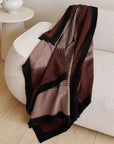 Handwoven Mink Brown Myrtle Drift Merino Throw