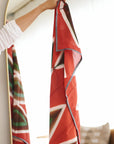 Fawn Square Silk Artisanal Scarf In Multicolor Hand Crafted Shibori Print