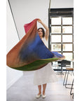 Riverside Multicolor Handwoven Merino Throw Blanket