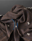 Ebony Brown Organic Cotton Handloom Throw