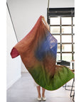 Riverside Multicolor Handwoven Merino Throw Blanket