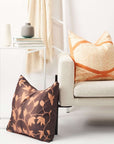 Arc Coral Hand Crafted Shibori Print Mulberry Silk Pillow Cover
