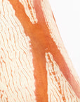 Arc Coral Hand Crafted Shibori Print Mulberry Silk Pillow