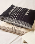 Kora Black Large Handloom Artisanal Pillow