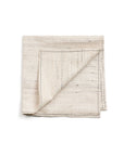 Kora Off White Peace Silk Handloom Napkin ( set of 4 )