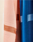 Canyon Hand Embroidered Hand Woven Merino Silk Soft Scarf showcasing vibrant colors and intricate details.