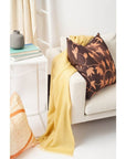 Dandelion Yellow Handloom Merino Light Weight Throw