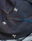 Indie Indigo Handwoven Organic Cotton Throw
