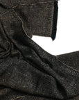 Graphite Black Brown Plush Soft Large Handloom Merino Scarf
