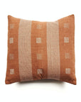 Chokor Nira Ochre Organic Cotton Handloom Pillow