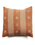 Chokor Nira Ochre Organic Cotton Handloom Pillow Cover