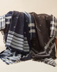 Indie Indigo Handwoven Organic Cotton Throw