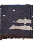 Indie Indigo Handwoven Organic Cotton Throw