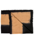 Iris Topaz Yellow Olive Cashmere Blend Handwoven Scarf