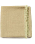 Dandelion Yellow Handloom Merino Light Weight Throw