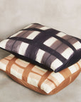 Melo Gold Hand Crafted Shibori Mulberry Silk Pillow
