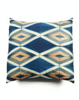 Tisa Black Handcrafted Shibori Print Mulberry Silk Pillow