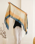 Oceana Beige Soft Linen Silk Handloom Scarf