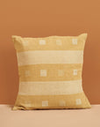 Chokor Nira Ochre Organic Cotton Handloom Pillow