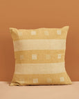 Chokor Nira Ochre Organic Cotton Handloom Pillow Cover