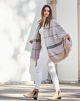 Pewter Gray Stripes Hand Spun Organic Cotton Handloom Throw