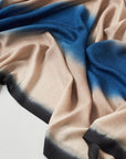 Iris Prussian Blue Cashmere Merino Handwoven Scar