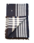 Indie Indigo Handwoven Organic Cotton Throw