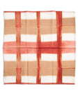 Chowk Black Hand Clamp Dyed Artisanal Set Of 4 Cotton Table Napkin
