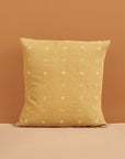 Nira Ochre Hand Spun Organic Cotton Handloom Pillow