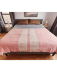 Rosa Plush Maroon Plush Merino Queen Bedspread / Large Throw