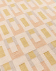 Aari Handwoven Geometric Modern Flat-weave Rug in Calming Hues