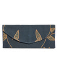 Folio Indigo Shibori Print Zero Waste Cotton Envelope Pouch
