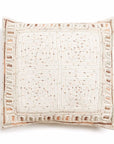 Maze Coral Hand Embroidered Pillow