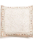 Maze Coral Hand Embroidered Cotton Pillow Cover