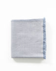 Boro Blue Handwoven Merino Throw