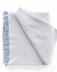 Boro Blue Handwoven Merino Throw