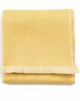 Dandelion Yellow Handloom Merino Light Weight Throw