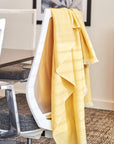 Dandelion Yellow Handloom Merino Light Weight Throw