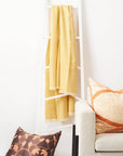 Dandelion Yellow Handloom Merino Light Weight Throw