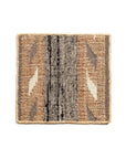 Uneven Arrows Hand Woven Wool Jute Rug In Earthy Hues