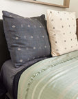 Nira White Hand Spun Organic Cotton Handloom Pillow