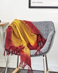 Marigold Merino Ombre Handloom Blanket Scarf
