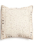 Maze Coral Hand Embroidered Cotton Pillow Cover