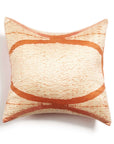 Arc Black Hand Crafted Shibori Print Mulberry Silk Pillow