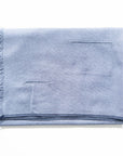 Baltic Mist Handwoven Hand Knotted Soft Cotton Scarf Calming Blues