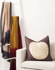 Shunya Black Handcrafted Shibori Print Mulberry Silk Pillow Cover