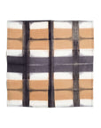 Chowk Black Hand Clamp Dyed Artisanal Set Of 4 Cotton Table Napkin